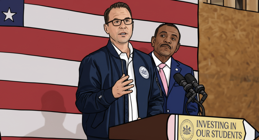 Josh Shapiro with Dr. Watlington