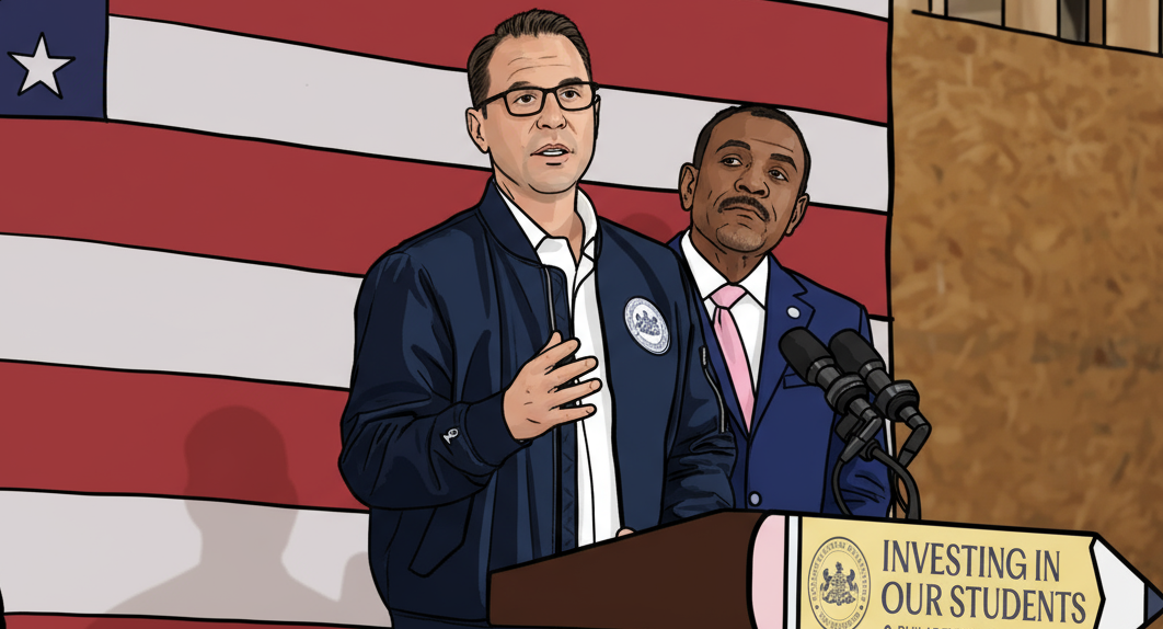 Josh Shapiro with Dr. Watlington